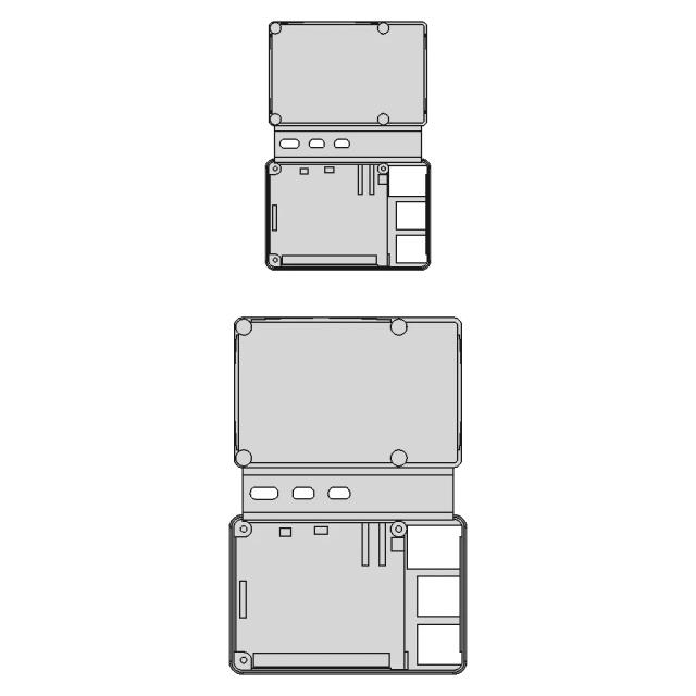 M!N!Mal 5 - Raspberry Pi 5 Case - Standard Mechanical Component