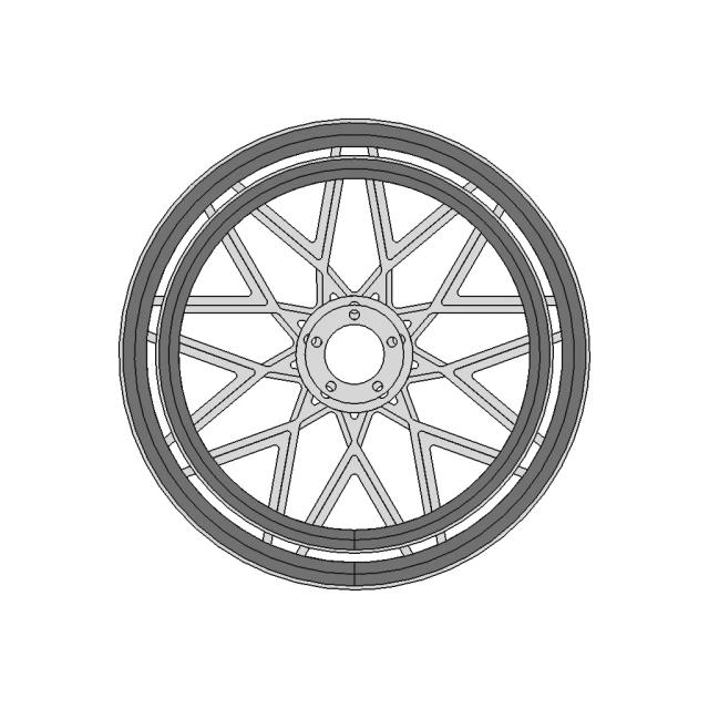 Custom Mag Wheel Design - Standard Mechanical Component