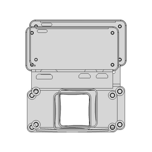 M!N!Mal 0 C - Raspberry Pi Zero 2 Case With Cooling - Downloadable CAD Representation