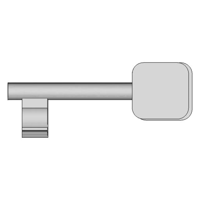 Interior Door Key - Downloadable CAD Representation
