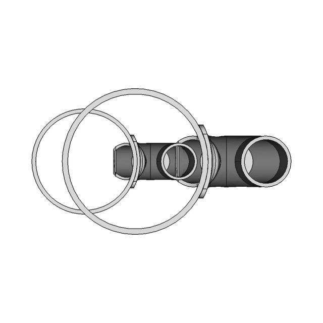 Siphon On D80 Pipe - Downloadable CAD Representation
