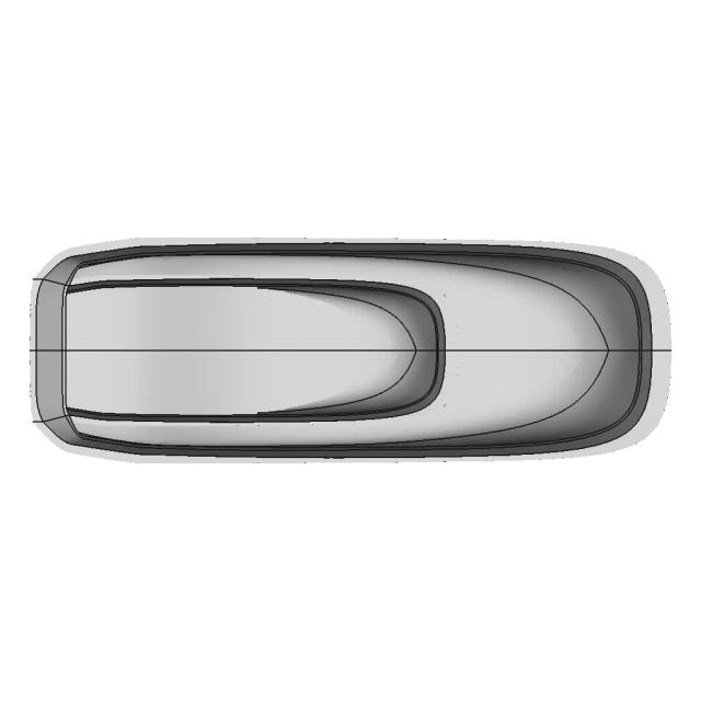 Tug Boat Hull - Downloadable CAD Representation