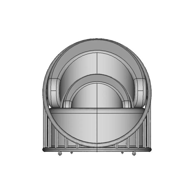 Iron Sofa - Downloadable CAD Representation