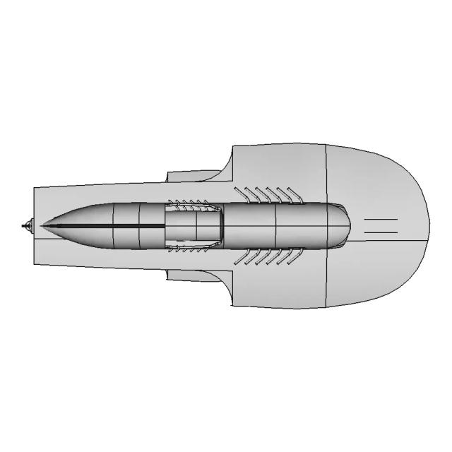 840 Aptilla Hydroplane Boat - Standard Mechanical Component