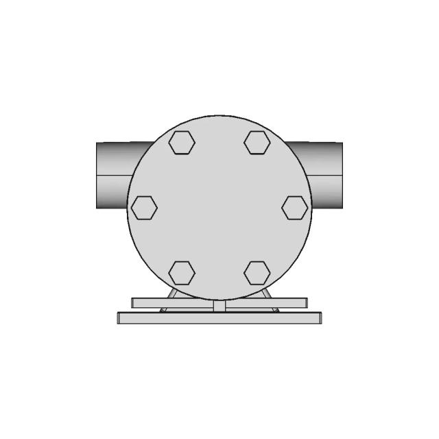 Jabsco 52040 Pedestal Pump - Downloadable CAD Representation