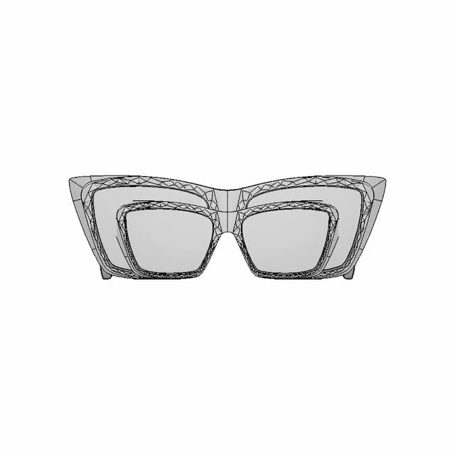 Occhiale In Acetato | High-Quality CAD Model
