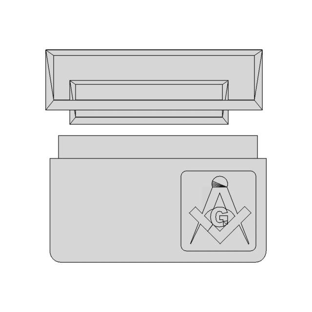 Masonic Card Holder Box (Brasov) - Downloadable CAD Representation