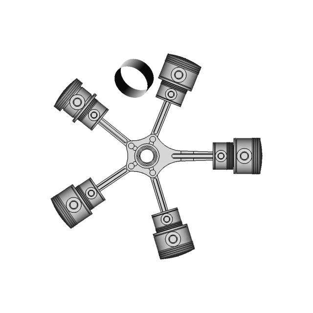 Radial Engine Assembly - Standard Mechanical Component