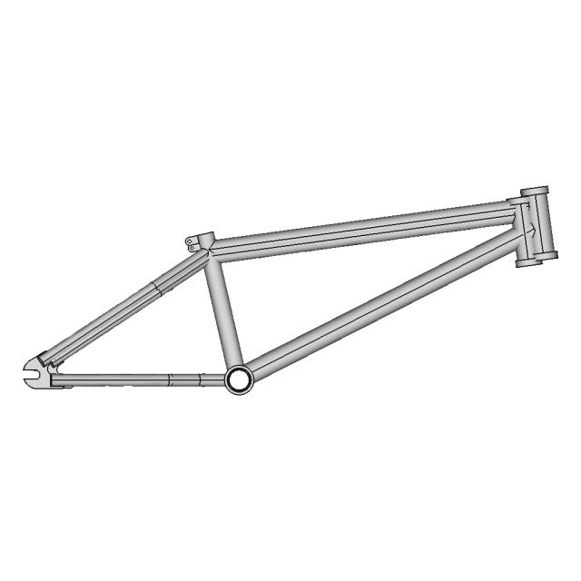 Bmx Bike Frame - Standard Mechanical Component