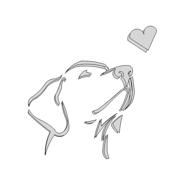 Dog Graphic Tamara Tica - Downloadable CAD Representation