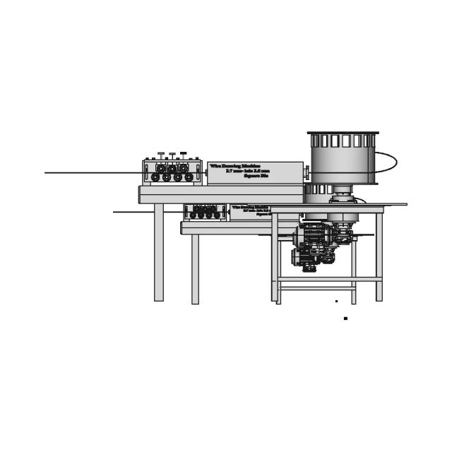 Wire Drawing Machine | High-Quality CAD Model