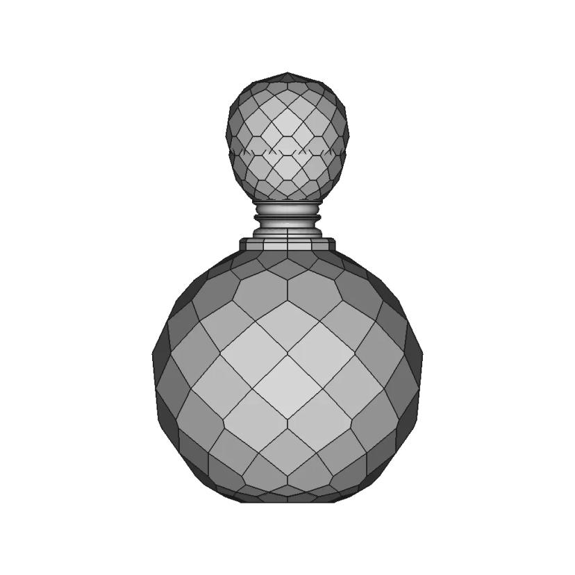 H&D Type Perfume Bottle - Standard Mechanical Component