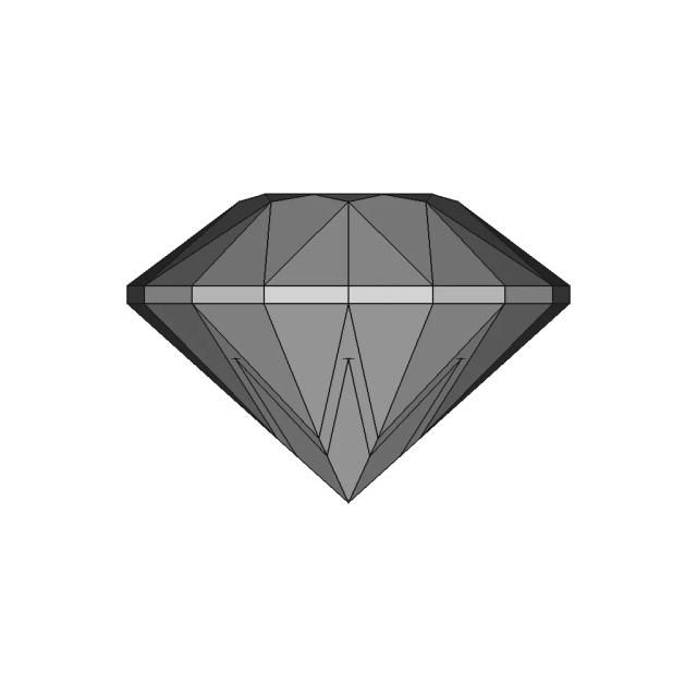 Diamond (Round Brilliant Cut) | High-Quality CAD Model