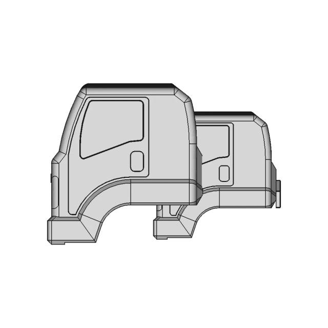 Isuzu Fsd650 Cab | High-Quality CAD Model