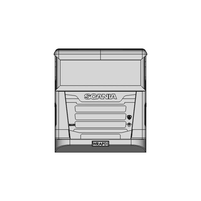 Scania B8X4Nb R660 Cab - Standard Mechanical Component