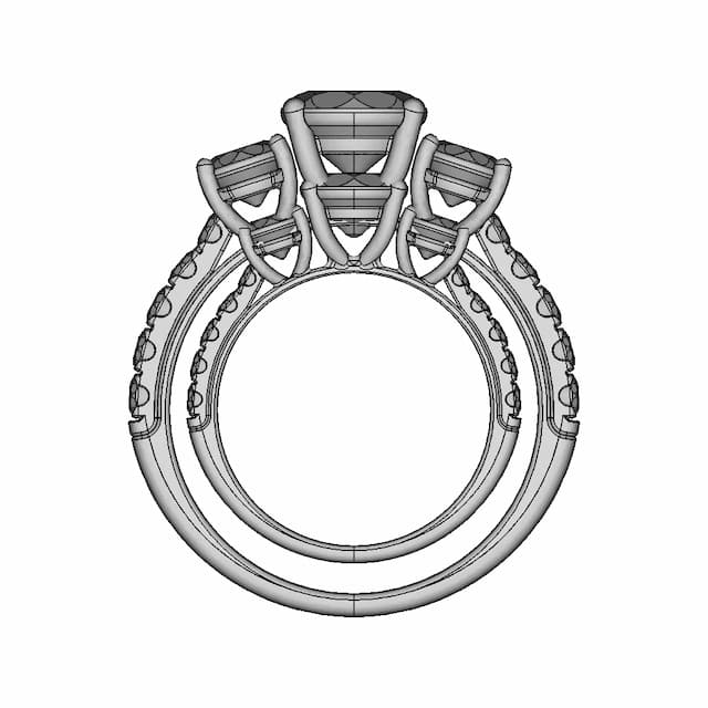 Ring (Scan Data + Cad) Reverse Engineering - Downloadable CAD Representation