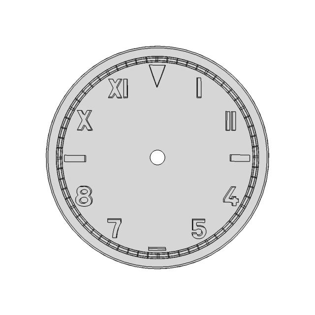 California Dial - Downloadable CAD Representation