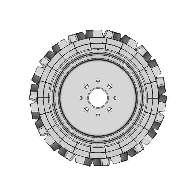 Tractor Wheel 450 Мм | 3D Engineering Design File