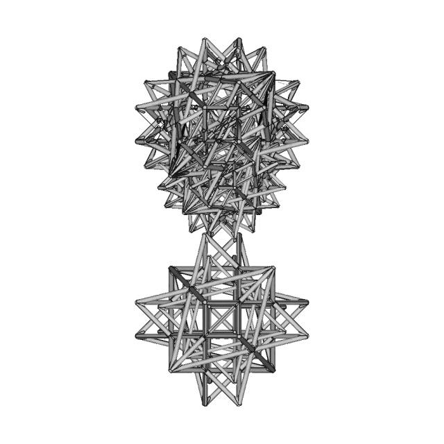 Tetrahedron Derived Pipe Frame Shape 2 - Standard Mechanical Component