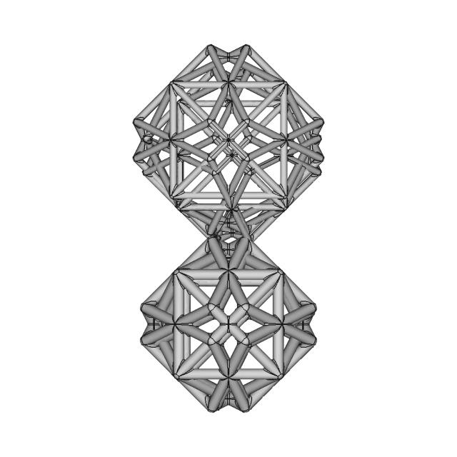 Cube Derived Pipe Frame Shape 1 | High-Quality CAD Model