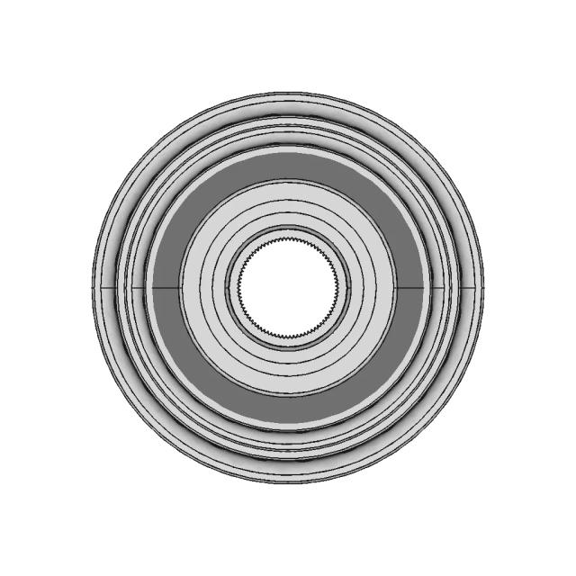 Ruote Borrani Wire Wheel 5,5 J Width For Maserati 3500,5000 Center Section Splined - Standard Mechanical Component