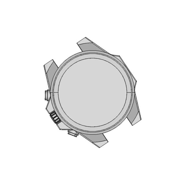 Casio Edifice Watch (Relogio Casio Edifice) - Downloadable CAD Representation