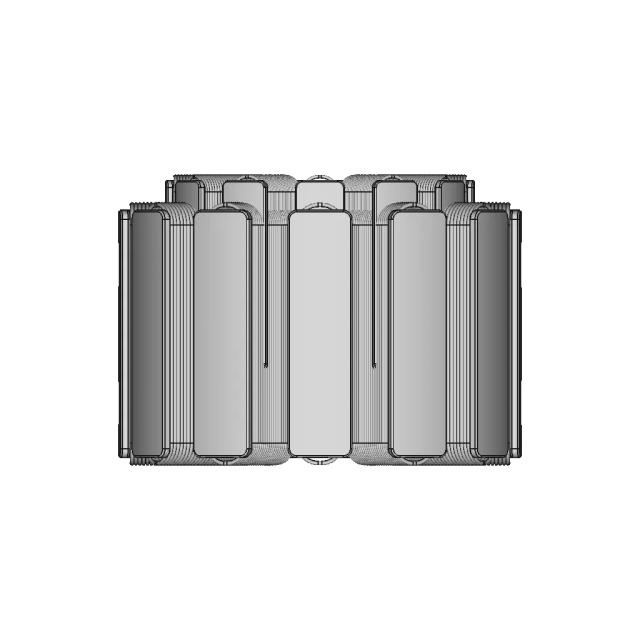 Dc Motor Winding - Downloadable CAD Representation