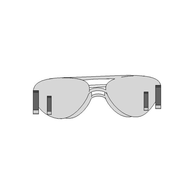 Aviator Sunglasses. - Downloadable CAD Representation