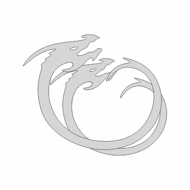 Dragon Letter C | 3D Engineering Design File