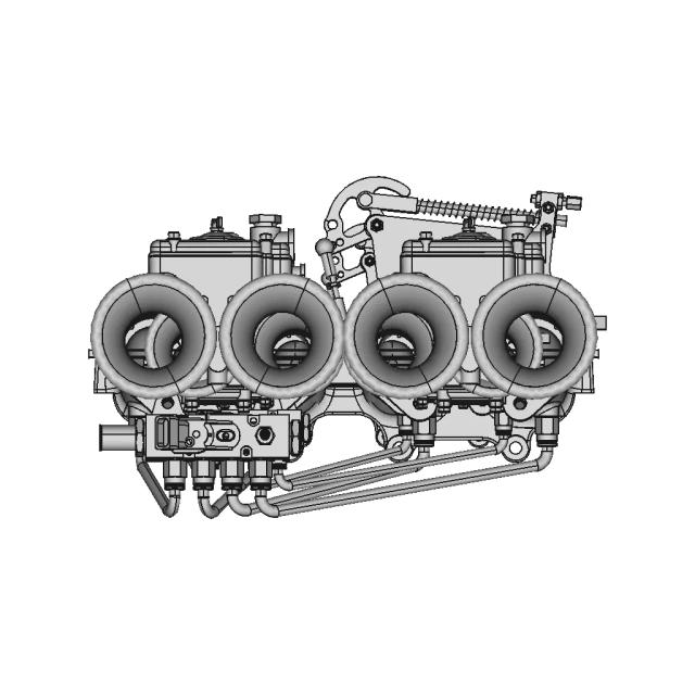 Mazda Mx-5 Miata Dcoe Weber Carburetor Intake Manifold Assembly | High-Quality CAD Model