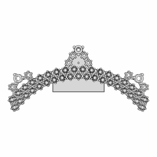 Hairpin Old Fashion Diamond | High-Quality CAD Model