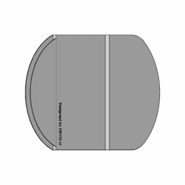 Business Card Holder In Hammered White Gold - Standard Mechanical Component