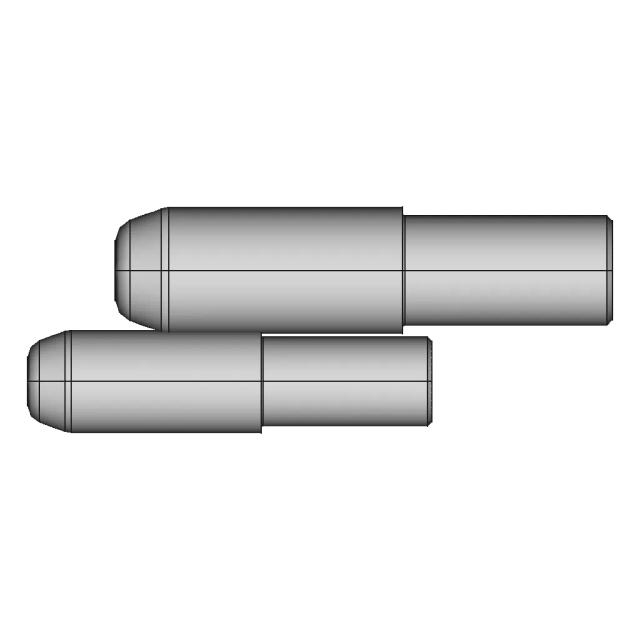 Alfa Romeo Group A Center Lock Hub Part 2 - Safety Pin, Nut, Drive Pins | 3D Engineering Design File