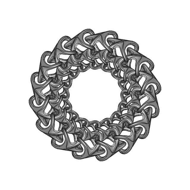 Organic Ring Design 10 - Downloadable CAD Representation