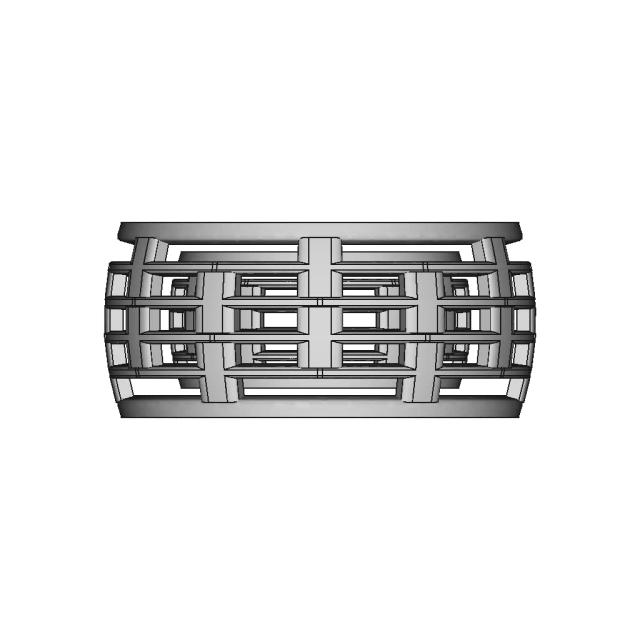 Abstract Ring Carbon White Gold Yellow Green Rose - Downloadable CAD Representation