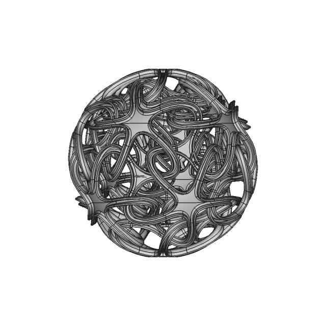 Complex Interlinked Star | High-Quality CAD Model