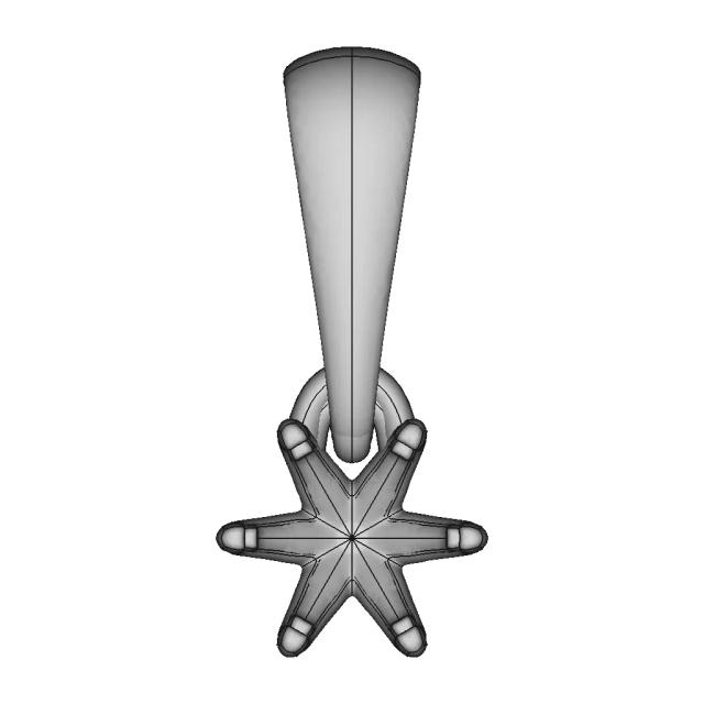 Pendant With Gem - Standard Mechanical Component