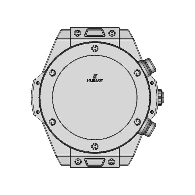 Hublot Big Bang Red | 3D Engineering Design File