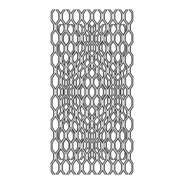 Expanded Metal Mesh 2X4 | 3D Engineering Design File