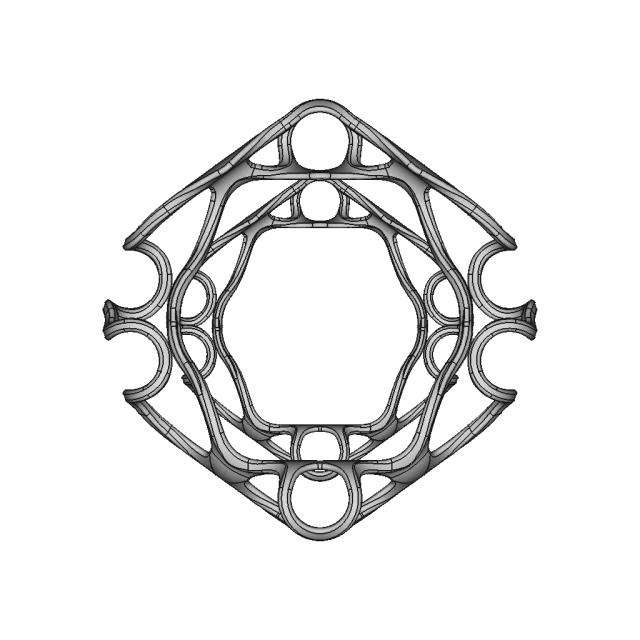Organic Ring Design 05 - Downloadable CAD Representation
