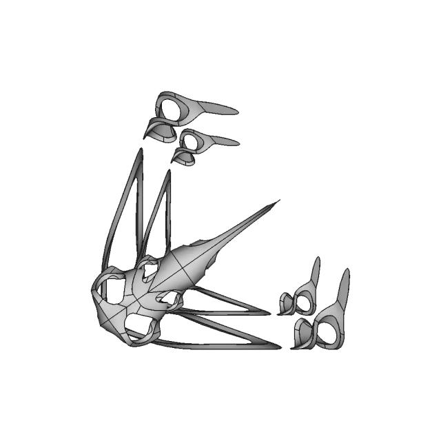 Emergent Organic Shape 03 - Standard Mechanical Component