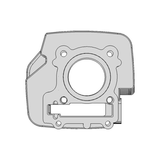 Engine Block 110 Cc | High-Quality CAD Model
