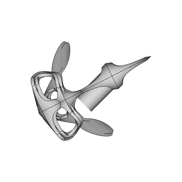 Emergent Organic Shape 01 | High-Quality CAD Model