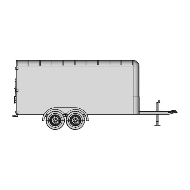7X 14 Utility Trailer - Standard Mechanical Component