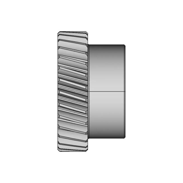 Metric Parallel Gear (Module -1) | High-Quality CAD Model