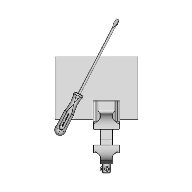 Mechanical Bench Vise And Slotted Screwdriver - Standard Mechanical Component