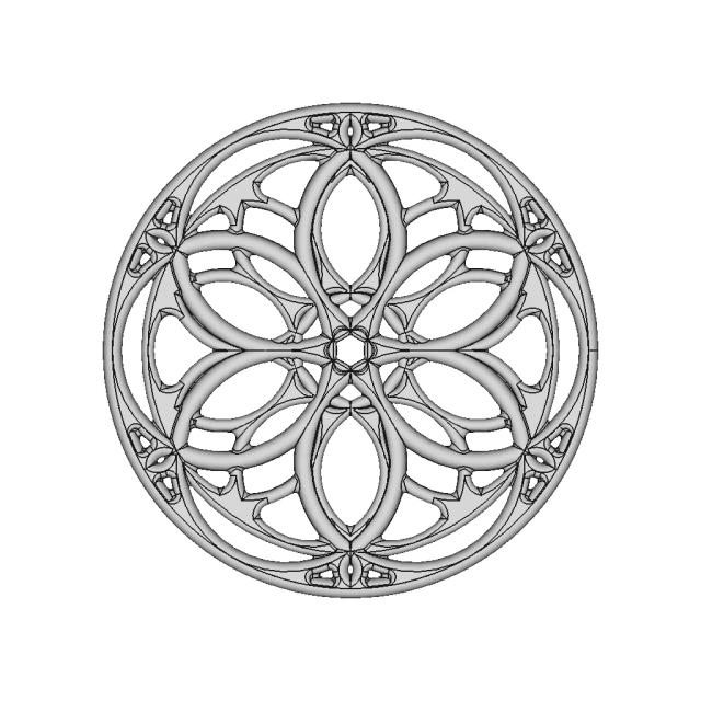 Ornate Wheel - Standard Mechanical Component