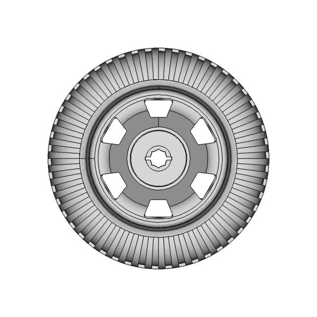 Engino 7 Cm Wheel | 3D Engineering Design File