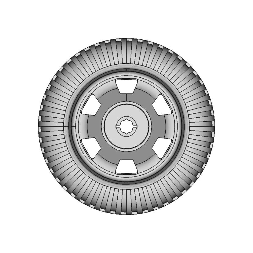Engino 7 Cm Wheel | 3D Engineering Design File