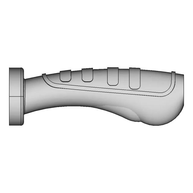 Rubber Handle | High-Quality CAD Model
